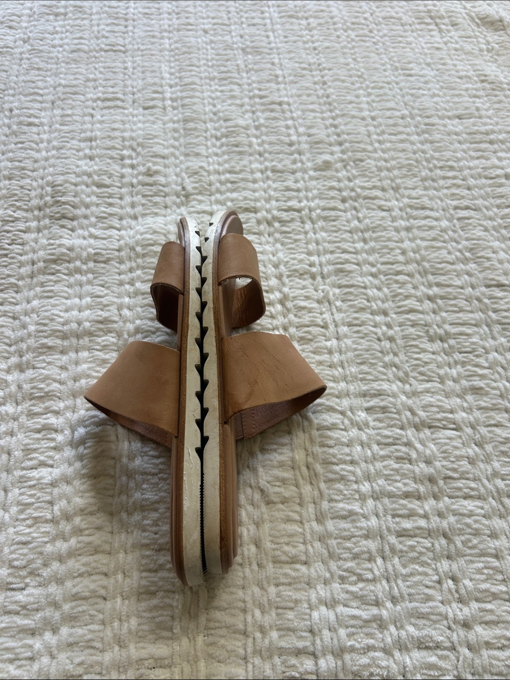 Sorel Women's Tan Dual-Strap Slide Sandals - Picture 5 of 7